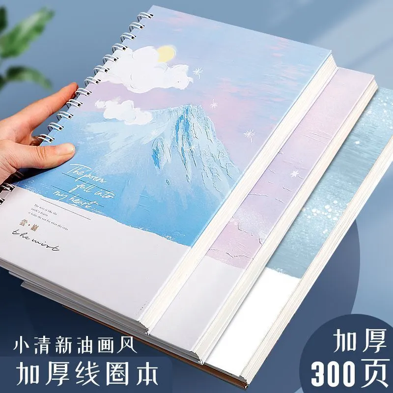 Cahier à spirale à couverture rigide A4