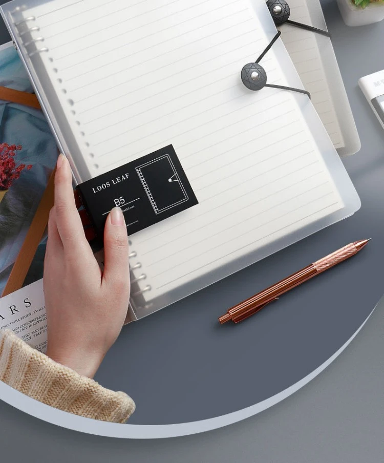 Replaceable inner pages notebook product view 1
