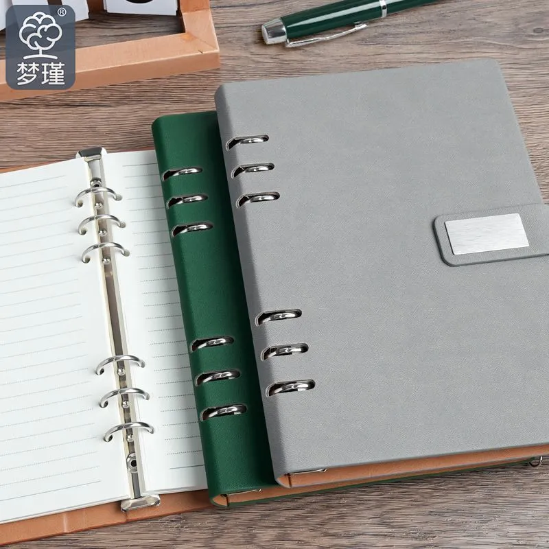 Carnet à feuilles mobiles A5 en cuir