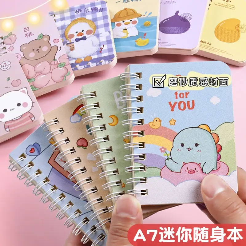 Mini carnet de poche à spirale